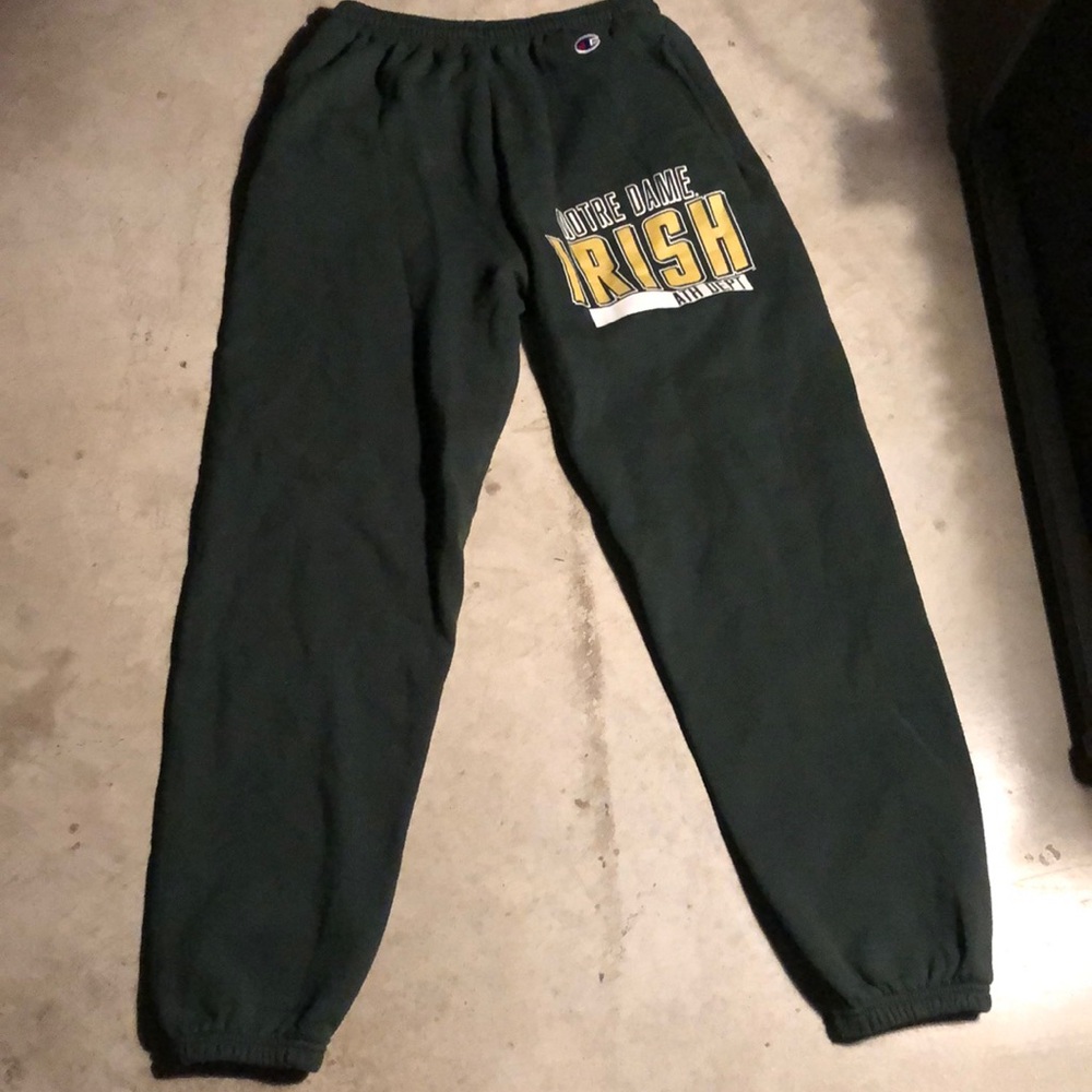 Champion Sweat Pants Fleece, Notre Dame, Sz. M
